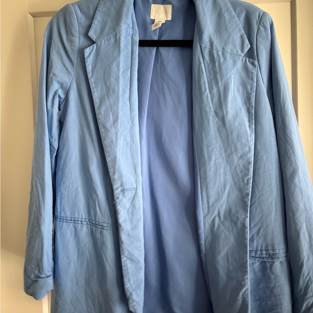 H&M Sky Blue Blazer
